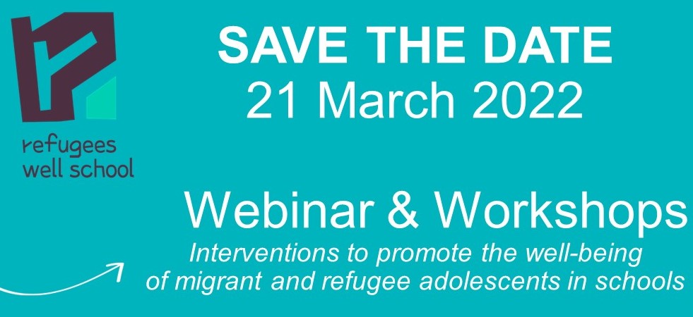 RefugeesWellSchool webinar and workshops